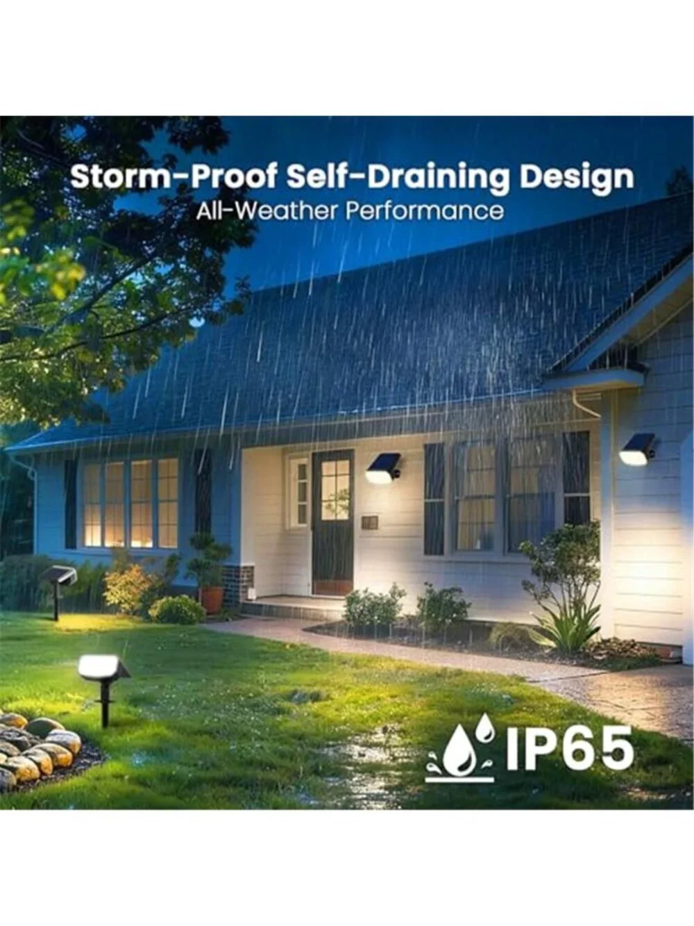Solar Spot Lights Outdoor Waterproof Landscape Garden Lights IP65 LED